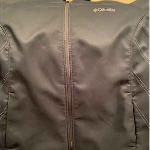 Columbia black shell jacket